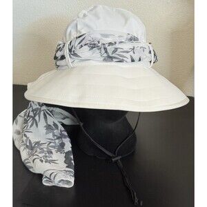 SunDay Afternoons Women's Sundancer Hat w Scarf- White - Adjustable